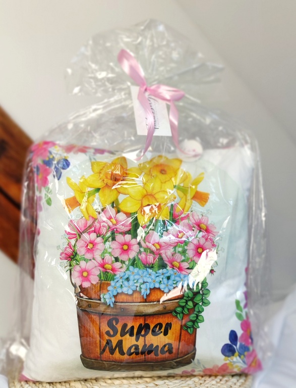 Poduszka Super Mama jasna (2)